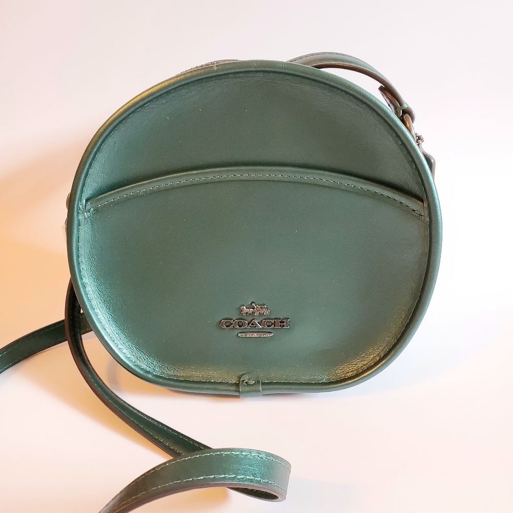 Coach F29794 Metallic Green Canteen Purse